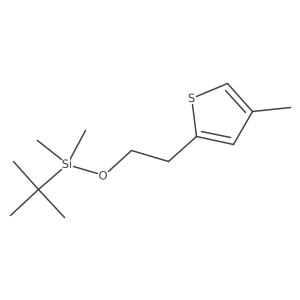 Tert-butyldimethyl(2-(4-methylthiophen-2-yl)ethoxy)silane Structure