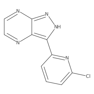 3-(6-chloropyridin-2-yl)-1H-pyrazolo[3,4-b]pyrazine Structure