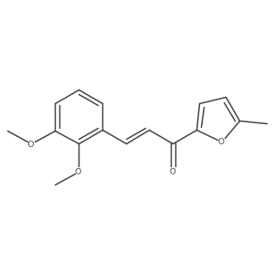 (2E)-3-(2,3-Dimethoxyphenyl)-1-(5-methylfuran-2-yl)prop-2-en-1-one Structure