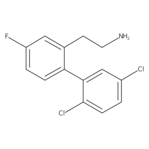 2-(2',5'-Dichloro-4-fluoro-biphenyl-2-yl)-ethylamine Structure