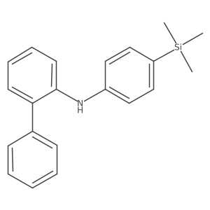 N-[4-(trimethylsilyl)phenyl]-2-aminobiphenyl结构式