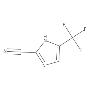 1H-Imidazole-2-carbonitrile, 5-(trifluoromethyl)- Structure