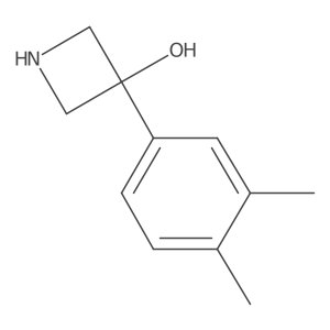 3-(3,4-Dimethylphenyl)azetidin-3-ol Structure