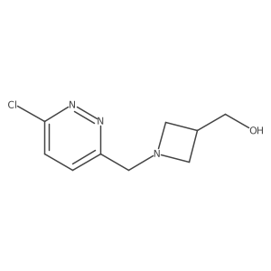 (1-((6-Chloropyridazin-3-yl)methyl)azetidin-3-yl)methanol Structure