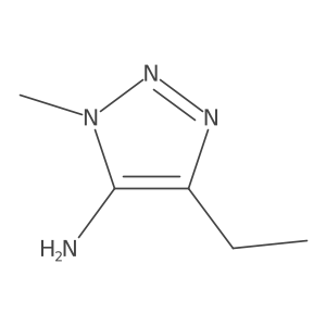 4-ethyl-1-methyl-1H-1,2,3-triazol-5-amine结构式