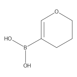 3,4-dihydro-2H-pyran-5-ylboronic acid结构式