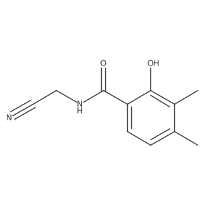 N-(Cyanomethyl)-2-hydroxy-3,4-dimethylbenzamide结构式