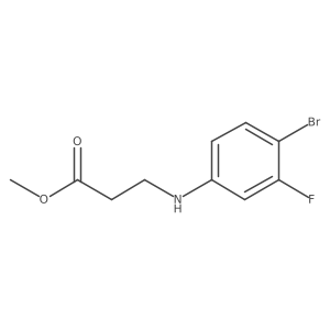 Methyl 3-((4-bromo-3-fluorophenyl)amino)propanoate Structure