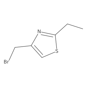 4-(Bromomethyl)-2-ethyl-1,3-thiazole Structure