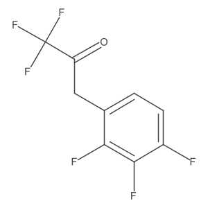 1,1,1-Trifluoro-3-(2,3,4-trifluorophenyl)propan-2-one Structure