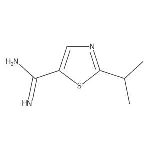 2-Isopropylthiazole-5-carboximidamide Structure