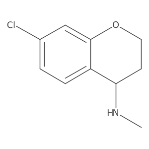 7-chloro-N-methylchroman-4-amine结构式
