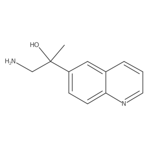 1-Amino-2-(quinolin-6-yl)propan-2-ol结构式