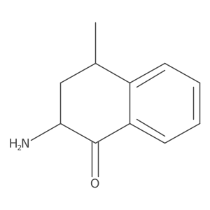 2-Amino-4-methyl-1,2,3,4-tetrahydronaphthalen-1-one结构式