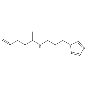 (Hex-5-en-2-yl)[3-(1H-imidazol-1-yl)propyl]amine结构式