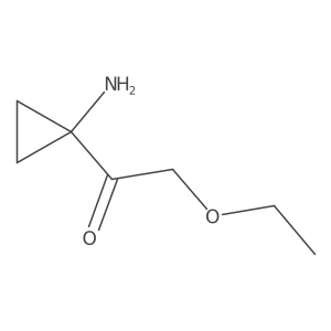 1-(1-Aminocyclopropyl)-2-ethoxyethan-1-one Structure