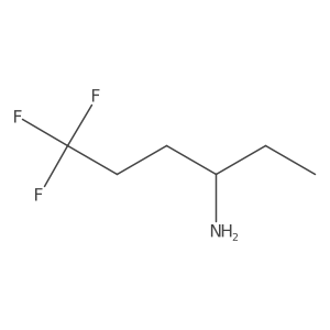 (R)-6,6,6-Trifluorohexan-3-amine Structure