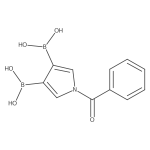 (1-Benzoyl-1H-pyrrole-3,4-diyl)diboronic acid Structure