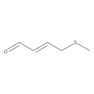 4-(Methylsulfanyl)but-2-enal Structure