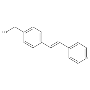 4-[(E)-2-(4-pyridyl)vinyl]benzyl alcohol Structure