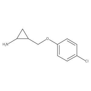 Cyclopropanamine, 2-[(4-chlorophenoxy)methyl]-结构式