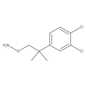 O-[2-(3,4-dichlorophenyl)-2-methylpropyl]hydroxylamine结构式