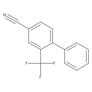 4-Cyano-2-(trifluoromethyl)biphenyl结构式