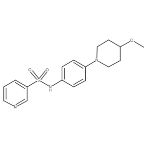 N-[4-(4-methoxypiperidin-1-yl)phenyl]pyridine-3-sulfonamide Structure