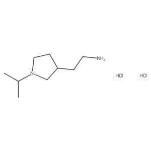 2-[1-(Propan-2-yl)pyrrolidin-3-yl]ethan-1-amine dihydrochloride结构式