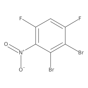 1,2-Dibromo-4,6-difluoro-3-nitrobenzene Structure