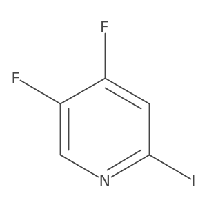 4,5-Difluoro-2-iodopyridine Structure