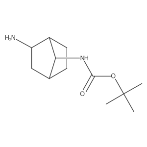 Tert-butyl (2-aminobicyclo[2.2.1]heptan-7-YL)carbamate结构式
