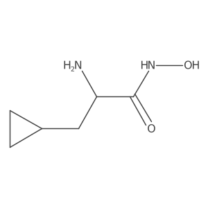 2-Amino-3-cyclopropyl-N-hydroxypropanamide Structure