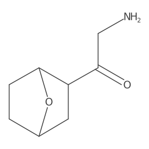 2-Amino-1-{7-oxabicyclo[2.2.1]heptan-2-yl}ethan-1-one结构式