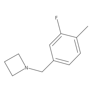 1-(3-Fluoro-4-methylbenzyl)azetidine Structure