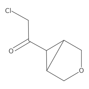 1-(3-Oxabicyclo[3.1.0]hexan-6-yl)-2-chloroethan-1-one Structure