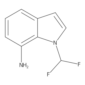 1-(difluoromethyl)-1H-indol-7-amine Structure