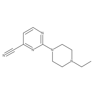 2-(4-Ethylpiperazin-1-yl)pyrimidine-4-carbonitrile Structure