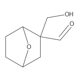 2-(Hydroxymethyl)-7-oxabicyclo[2.2.1]heptane-2-carbaldehyde Structure