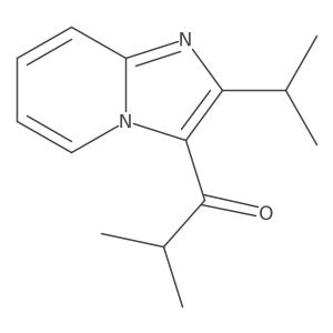 1-(2-Isopropylimidazo[1,2-a]pyridin-3-yl)-2-methylpropan-1-one Structure