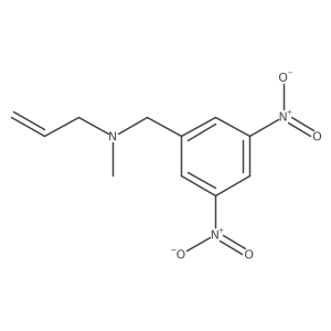N-(3,5-dinitrobenzyl)-N-methylprop-2-en-1-amine结构式