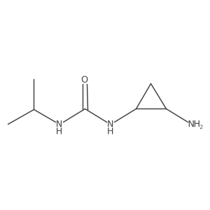 1-[(1R,2S)-2-aminocyclopropyl]-3-(propan-2-yl)urea Structure