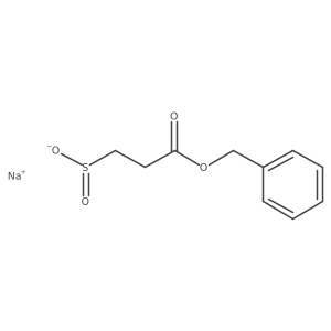 Sodium 3-(benzyloxy)-3-oxopropane-1-sulfinate Structure