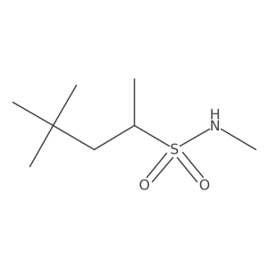 N,4,4-trimethylpentane-2-sulfonamide Structure