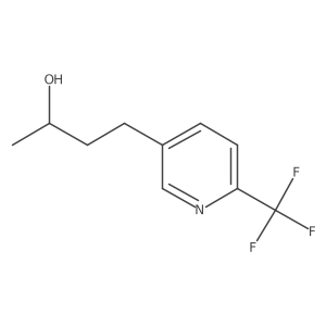 4-[6-(Trifluoromethyl)pyridin-3-yl]butan-2-ol Structure