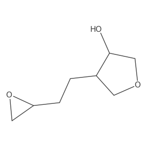 4-[2-(Oxiran-2-yl)ethyl]oxolan-3-ol结构式