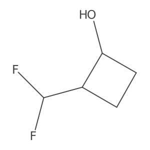 2-(Difluoromethyl)cyclobutan-1-ol Structure
