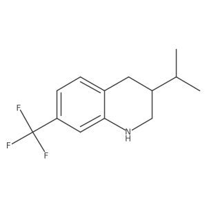 3-(Propan-2-yl)-7-(trifluoromethyl)-1,2,3,4-tetrahydroquinoline Structure