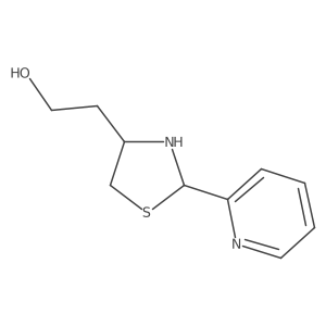 2-[2-(Pyridin-2-yl)-1,3-thiazolidin-4-yl]ethan-1-ol Structure