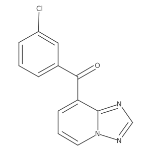 8-(3-Chlorobenzoyl)-[1,2,4]triazolo[1,5-a]pyridine Structure